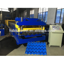 22 Gauge Wellpappe Stahl Bedachung Blatt Making Machine, Soffit Roof Sheet Making Machine